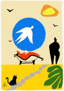 ipadrawing affiche deco design Lionel Borla galerie Batignolles