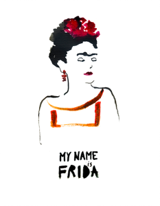 illustration tirage dart frida kahlo julia perrin galerie batignolles lartetlafacon