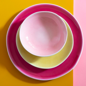 vaisselle ceramique france italie assiette bols couleurs emaillée sentou jars decoration batignolleslartetlafaçonbatignolles