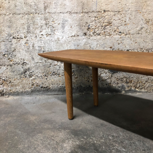 table basse vintage tonneau bois scandinave batignolles galerie danoise rue biot