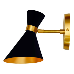 applique peggy small design gong luminaire paris batignolles decoration lartetlafaçon applique metal noir et or