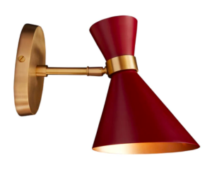 applique peggy small design gong luminaire paris batignolles decoration lartetlafaçon applique metal rouge et or