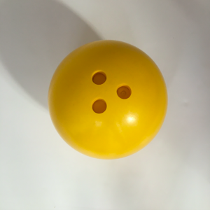boule de bowling seau a glacon annees70 vintage plastic jaune lamotte brocante paris 17 ouest