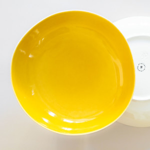 saladier ceramique couleur jaune soleil atelier bazelaire vaisselle decoration paris