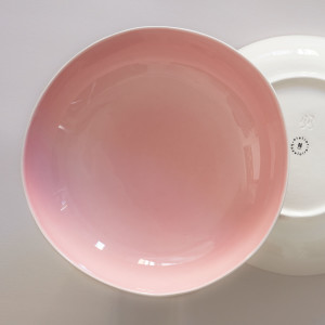 saladier ceramique couleur rose dragée atelier bazelaire vaisselle decoration paris
