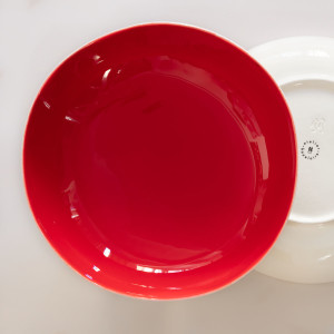 saladier ceramique couleur rouge a levre lipstick atelier bazelaire vaisselle decoration batignolles paris