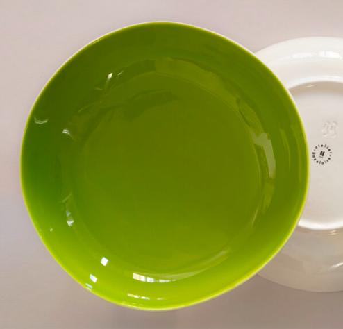Saladier en céramique grand format Atelier Bazelaire – couleur tilleul lime – 78 €