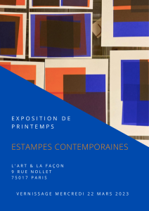 Exposition Estampes LArtEtLaFaçon Batignolles Blandine Imberty