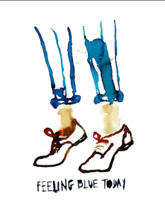 aquarelle illustration julia perrin feeling blue repetto jean paris galerie batignolles