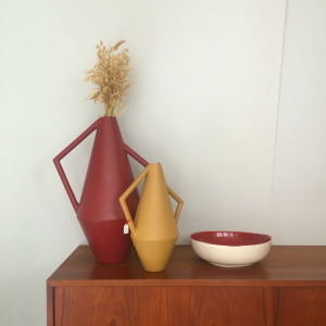 vase ceramique italienne atipico studiopepe rouge et ocre design gallery pari