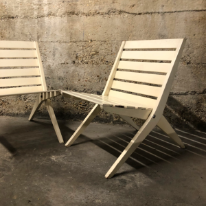 fauteuil pliants pliable ancien en bois chauffeuse jardi interieur white garden chairs