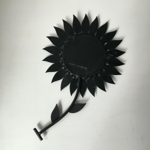 miroir fleur metal noir chaty vallauris antiques paris french vintage midcentury