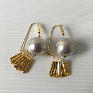 boucle doreille hooks or argent vermeil mercedes elena creatrice paris