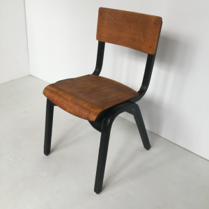 chaise enfant en bois 38cm style bauann steiner bois courbé