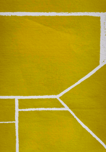 tenture couleurs serigraphie avrandinis lime jaune vert anis decoration paris detail