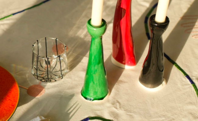 Bougeoirs danseuses Atelier Bazelaire – 48 € et 68 €