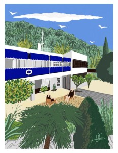 ipadrawing lionel borla villa eileen gray