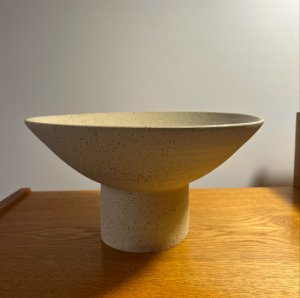 coupe ceramique gres chamoté écru blanc paris