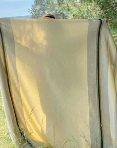 couverture plaid dessus de lit drap de laine recyclée cote dopale eaux et forets