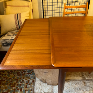table scandinave allonge teck danish control