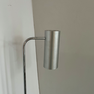 lampadaire liseuse metal brossé 1970 rosemarie rico baltensweiler