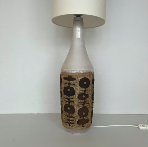 lampe ceramique vintage annees70 abantjour sur mesure paris light gallery atelier55
