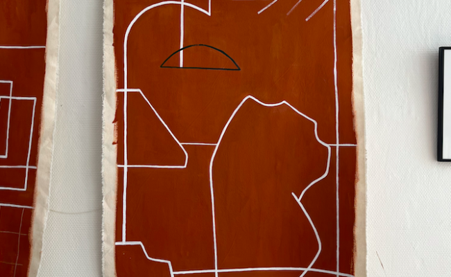 Toile originale Avrandinis 70 x 97 cm – 650 €