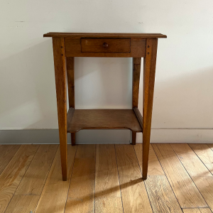 table dappoint de chevet ferme bois massif style campagne maison brocante paris lartetlafacon brocante rue nollet
