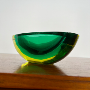 cendrier sommerso murano vert verre flaviopoli venise galerie objets paris