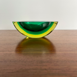 cendrier sommerso murano vert verre flaviopoli venise galerie objets paris montmartre