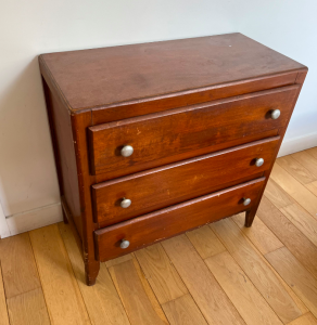 commode ancienne vintage 3 tiroirs