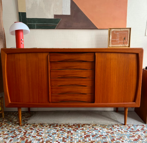 enfilade vintage scandinave en teck dyrlund paris galerie vintage scandinave boutique danoise
