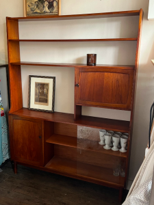 etagere sur pieds bois ancien vintage rangement antiquaire brocante paris batignolles ameublement
