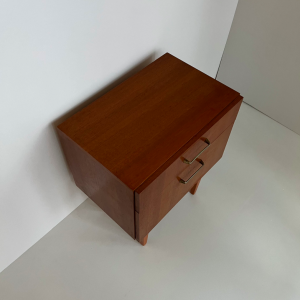 table de chevet annees 1950 tiroir abattant