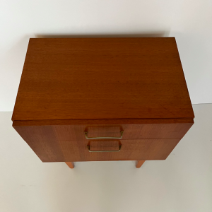 table de chevet annees 1950 tiroir abattant vintage puces paris brocante