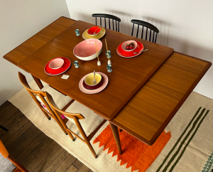 table manger danoise extensible teck scandinave skovmand and andersen danmark paris mobilier shop antique batignolles 3:4