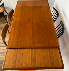 table manger danoise extensible teck scandinave skovmand and andersen danmark paris mobilier shop antique batignolles ruenollet