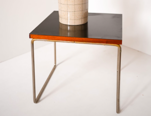 table volante steiner pietement chromé pierre guariche french midcentury design