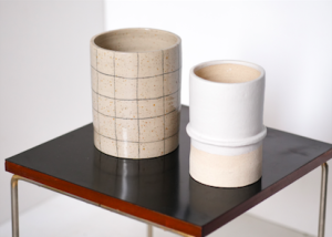 vase ceramique ligne cylindre capucine valentin