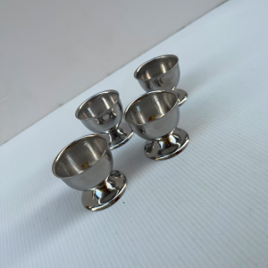 4 coquetiers inox