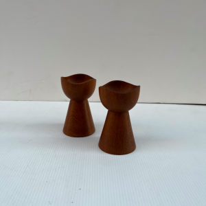 bougeoirs danois teck vintage galerie danoise paris