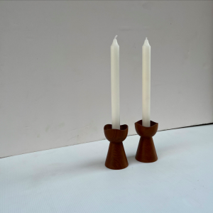 bougeoirs danois teck vintage galerie danoise paris bougies decoration batignolles