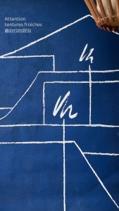 tenture serigraphie pigments mural avrandinis paris galerie peinture