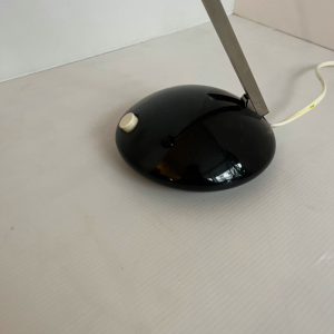 lampe noire vintage a poser de bureau eicholz telescopique