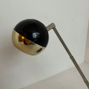 lampe noire vintage a poser de bureau eicholz telescopique luminaire batignolles paris