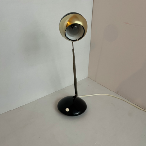 lampe noire vintage a poser de bureau eicholz telescopique luminaire batignolles paris face