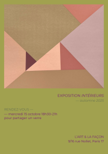 Exposition d'automne Lartetlafacon Paris Batignolles L'Annexe