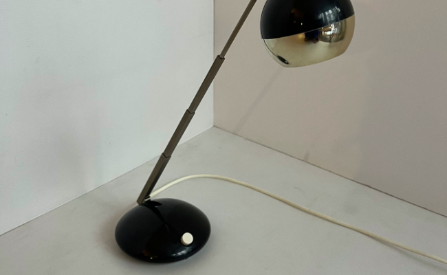 Lampe à poser vintage télescopique Eichhoff – D13 x H18/45 cm – 170 €