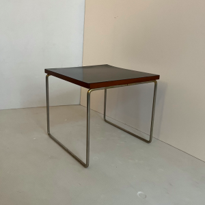 table volante pierre guariche steiner plateau noir pied acier tubulaire la boutique de caroline paris17 rue nollet lannexe lartetlafacon batignolles black french midcentury