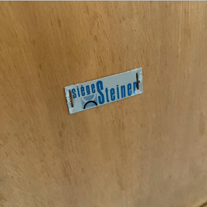 table volante pierre guariche steiner plateau noir pied acier tubulaire la boutique de caroline paris17 rue nollet lannexe lartetlafacon batignolles siege steiner stamp